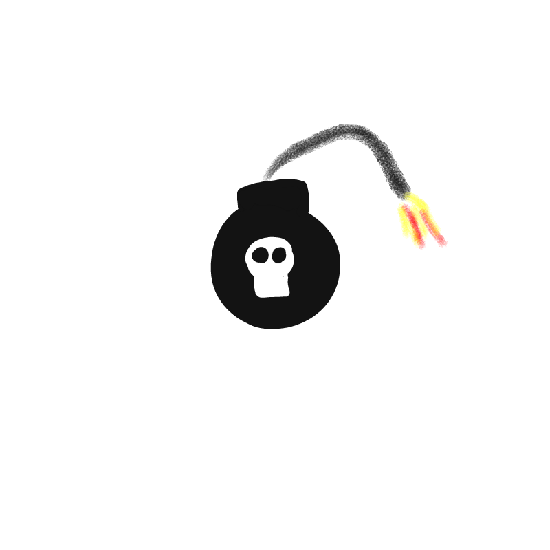 폭탄 : 폭탄 스케치판 ,sketchpan