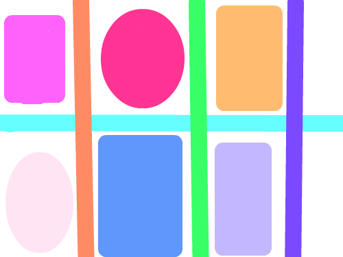 알록 달록 모양 : ㄷㄷㄷㄷ 스케치판 ,sketchpan