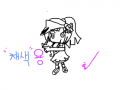 수호캐릭터-란☆★ : 첨이라서 엄청 서툴지만 잘 봐주세요^^(채색용^^);;; 스케치판 ,sketchpan