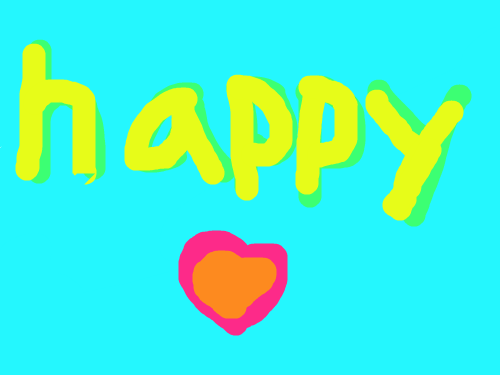 happy : happy한 그림입니다. 스케치판 ,sketchpan