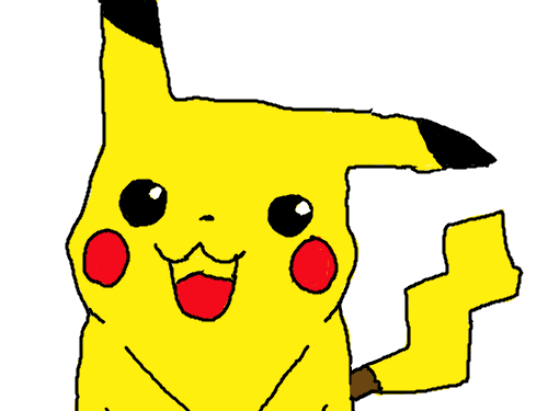 피카츄미완성 : 피카츄입니다. 스케치판 ,sketchpan