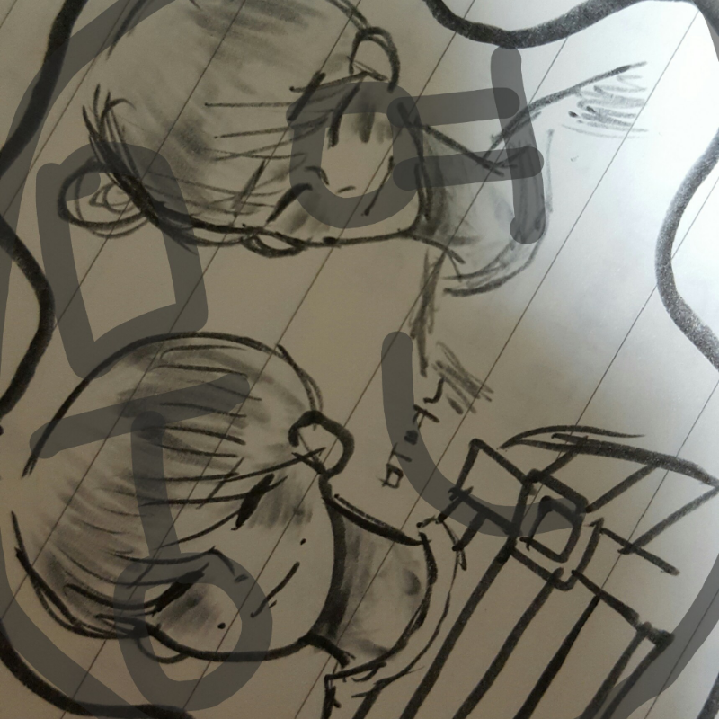 오랜만에 .. : 오랜만에 그리는 호우!!
      붓펜으로 그려보앗다 . 스케치판 ,sketchpan