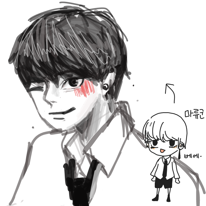 작은폰우로.. : 작은폰우로그릴려니 ㅠㅠ 스케치판 ,sketchpan