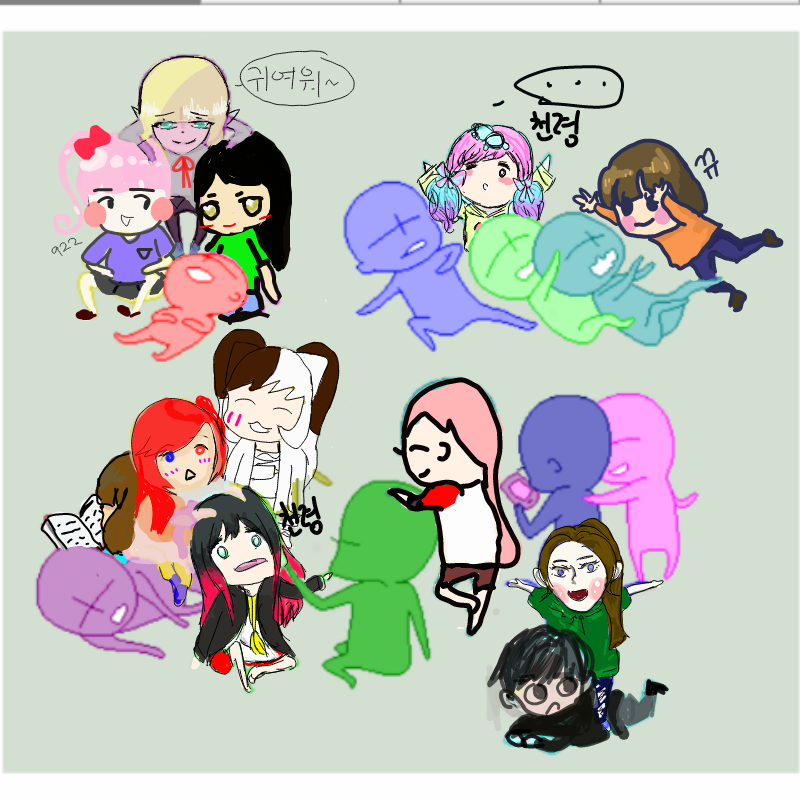 ㅋㅋ : ㅋㅋ 스케치판 ,sketchpan