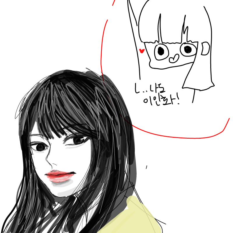 이어그렸어.. : 이어그렸어요 마음에드실지모르겠네 ㅠㅠ 스케치판 ,sketchpan