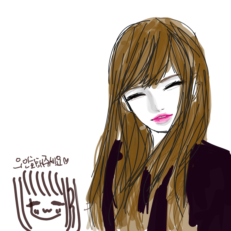 흑..죄송해.. : 흑..죄송해요 그림아직.부족하지만  마음에 두시면 감사 ㅋㅋ 그림 더달성해서ㅗㄹ게욭ㅌㅌ 스케치판 ,sketchpan