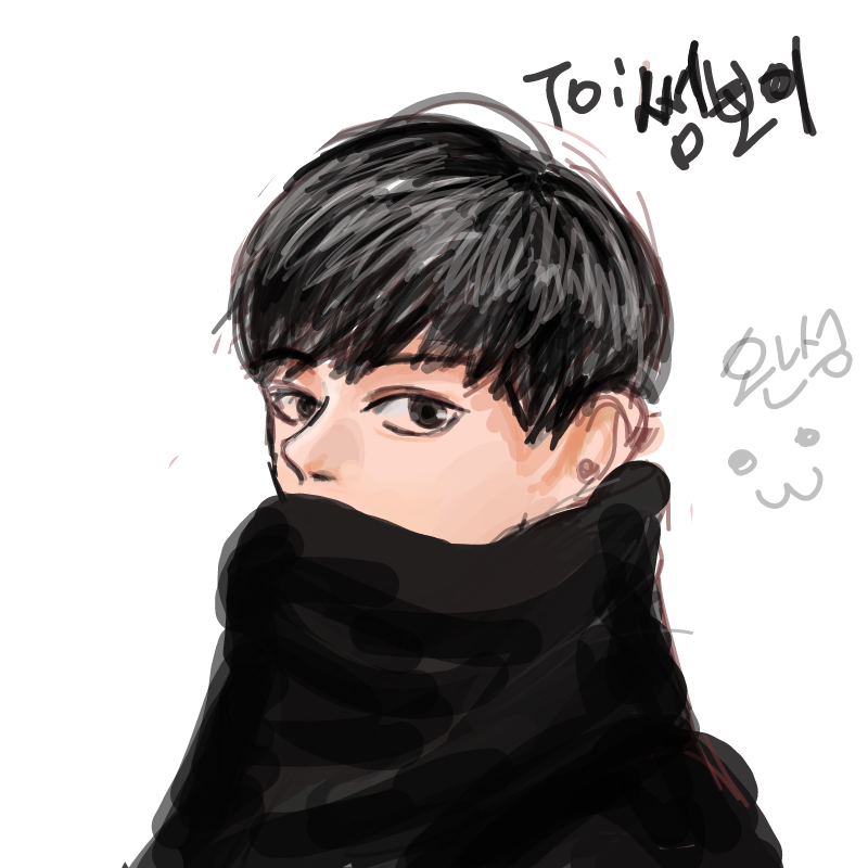 미안하다ㅋ.. : 미안하다ㅋㄱㅋㄱㄱㄱ입술때매 걍가림 스케치판 ,sketchpan