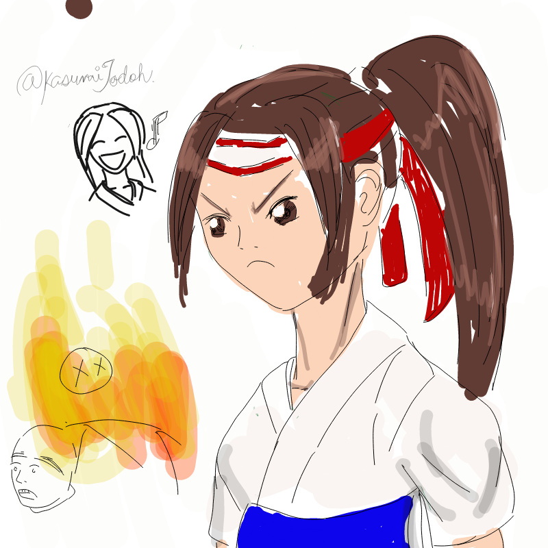 My first d.. : My first drawing of Kasumi Todoh I me a myself. I burned the boy. I hate 2018 and March 4, 2019. 스케치판 ,sketchpan