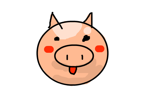 돼지 : 돼지~~~~~~~~~~ 스케치판 ,sketchpan