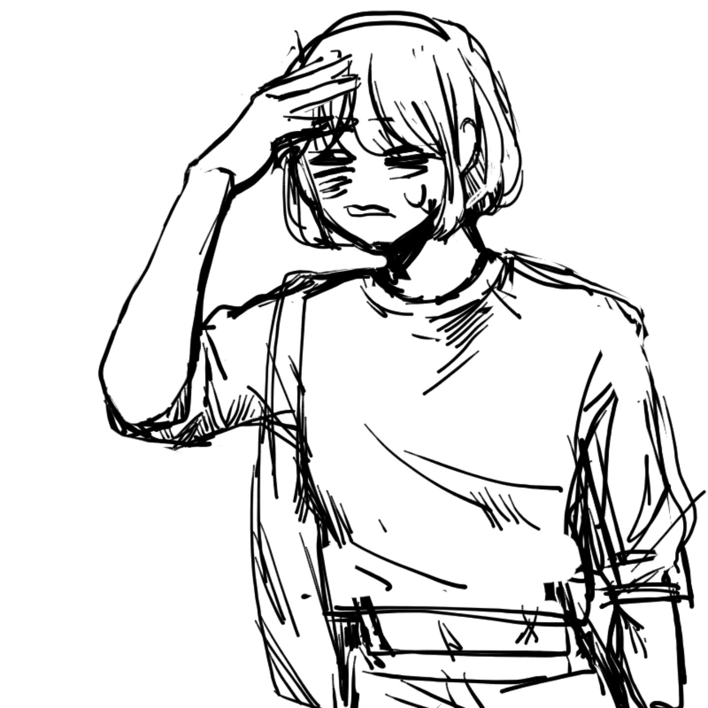 단발하구십.. : 단발하구십오... 스케치판 ,sketchpan