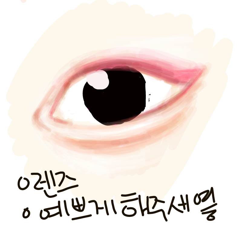 눈 : 눈 스케치판 ,sketchpan