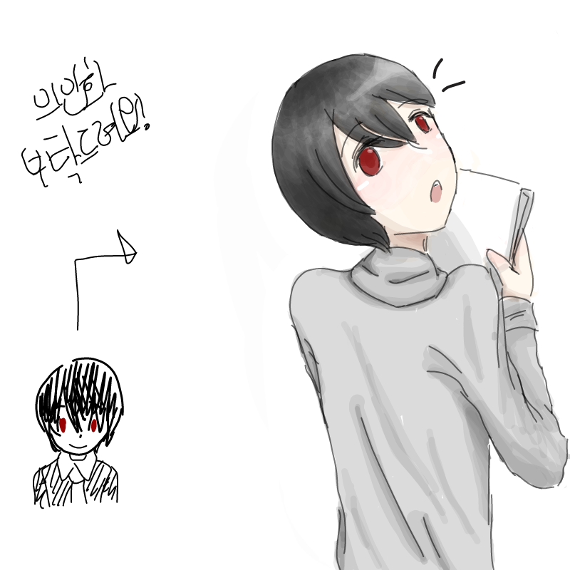 걸린시간에.. : 걸린시간에비해 퀄이 낮아 슬프다.. 스케치판 ,sketchpan