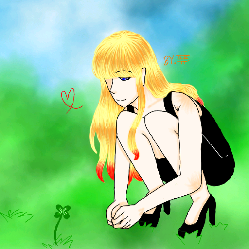 네잎클로.. : 네잎클로버 스케치판 ,sketchpan