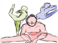 인체연습 : 인체연습 스케치판 ,sketchpan
