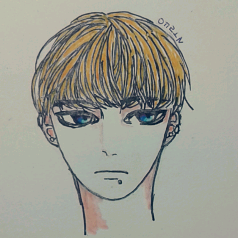 처음 만들.. : 처음 만들어본 자캐(타블렛을 사던가 해야지.... 스케치판 ,sketchpan