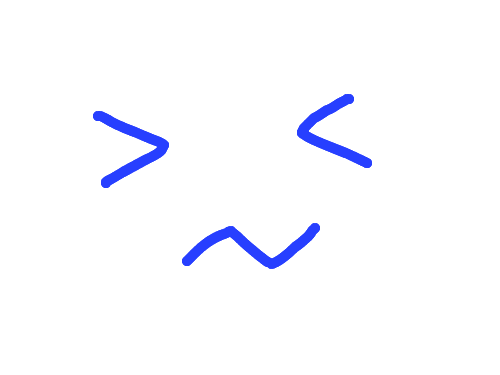 웃는 표정 : 웃는 표정을 연습삼아 스케치판 ,sketchpan