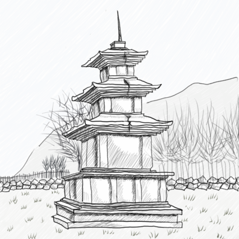 경주 감은.. : 경주 감은사지 서탑 스케치판 ,sketchpan