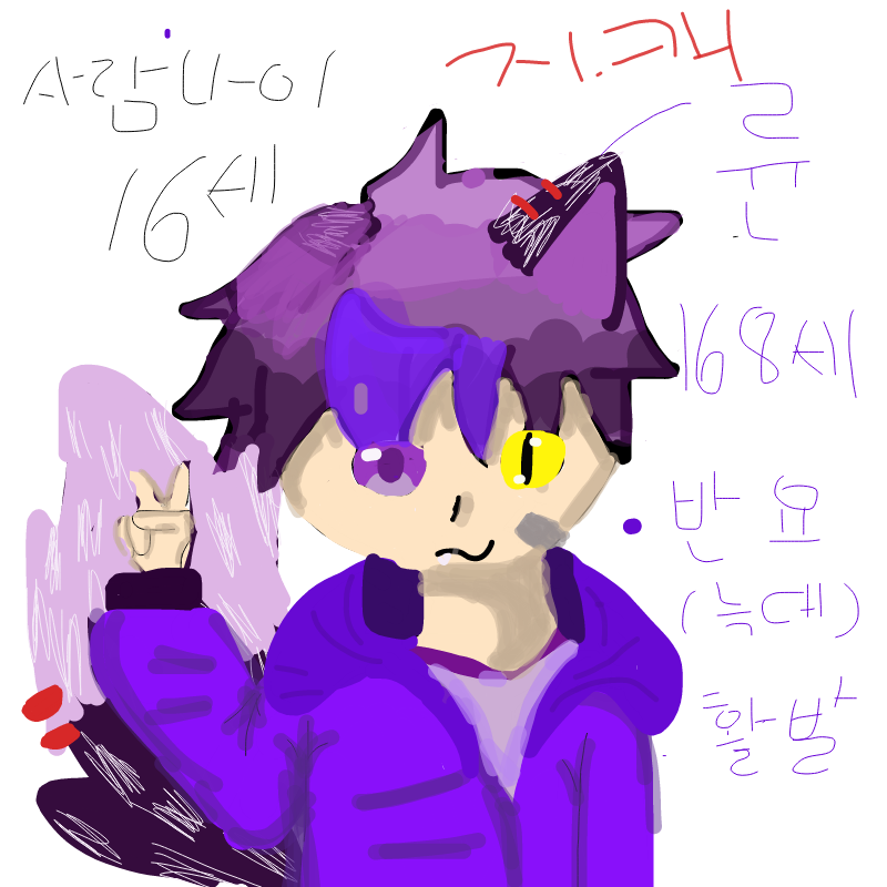 자캐 륜 : 자캐 륜 스케치판 ,sketchpan