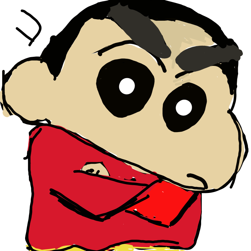 다시 그리.. : 다시 그리는 짱구 스케치판 ,sketchpan