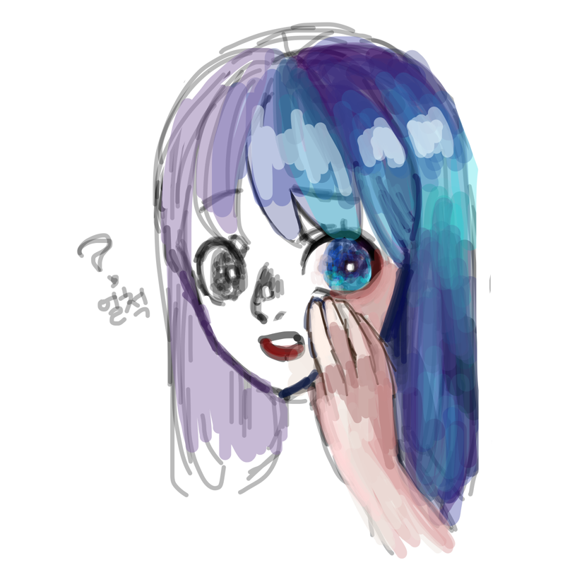 낙서! 채색.. : 낙서! 채색하기 귀찮은건 절대아니고 컨셉입니다 스케치판 ,sketchpan
