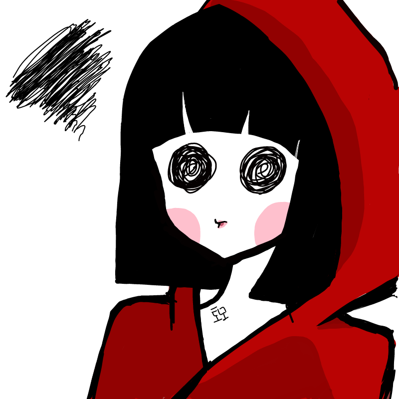 빨간모자 : 빨간모자 스케치판 ,sketchpan