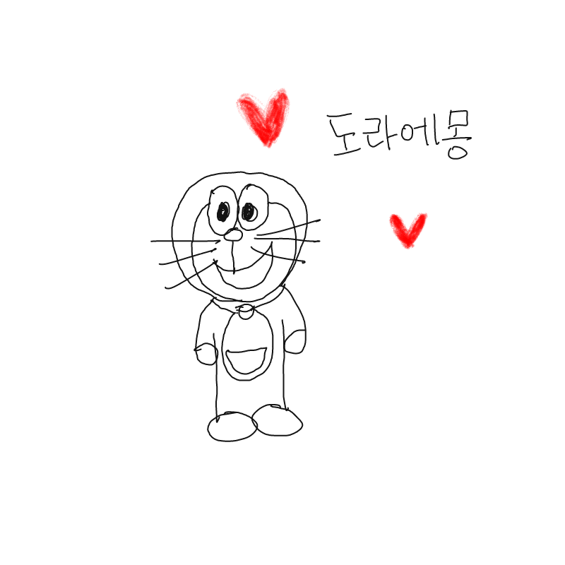 도라에몽 : 도라에몽 스케치판 ,sketchpan