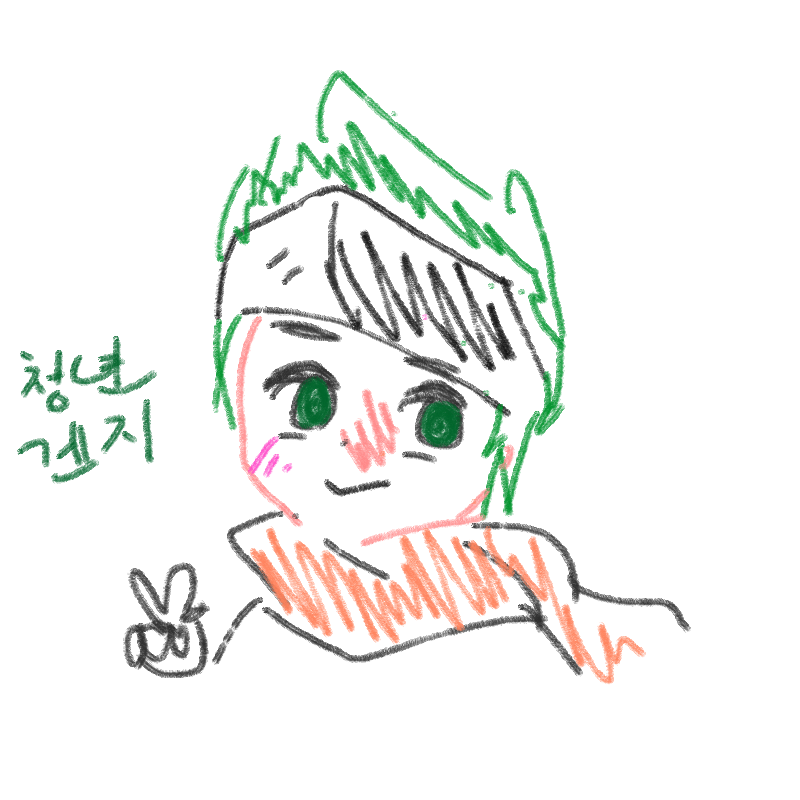 김치워리.. : 김치워리어...가 아니고 청년겐지 스케치판 ,sketchpan