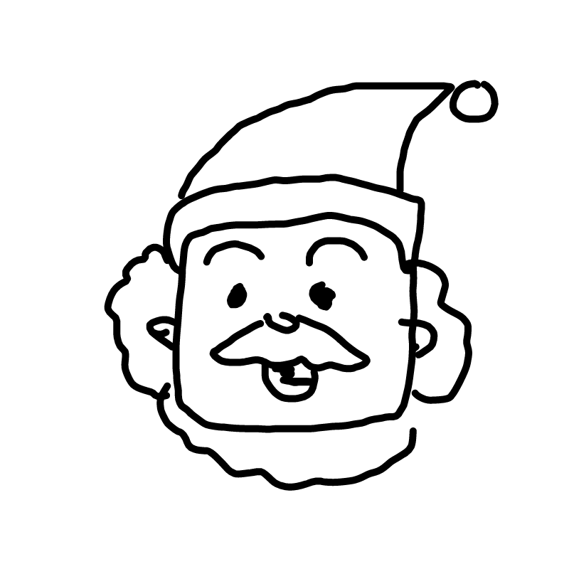 산타 : 산타 스케치판 ,sketchpan