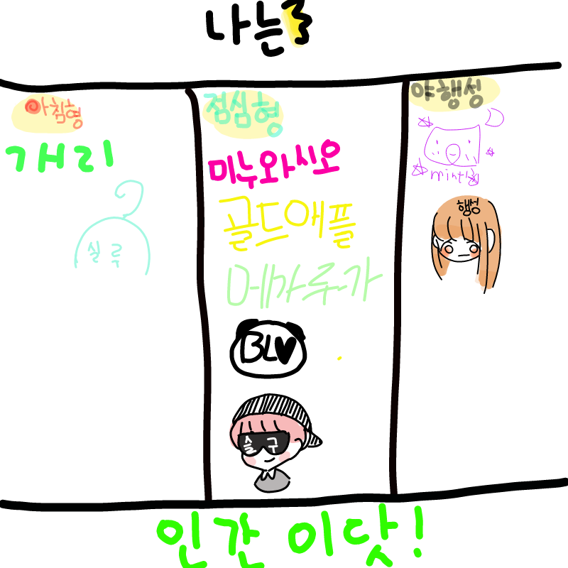 나는! : 나는! 스케치판 ,sketchpan