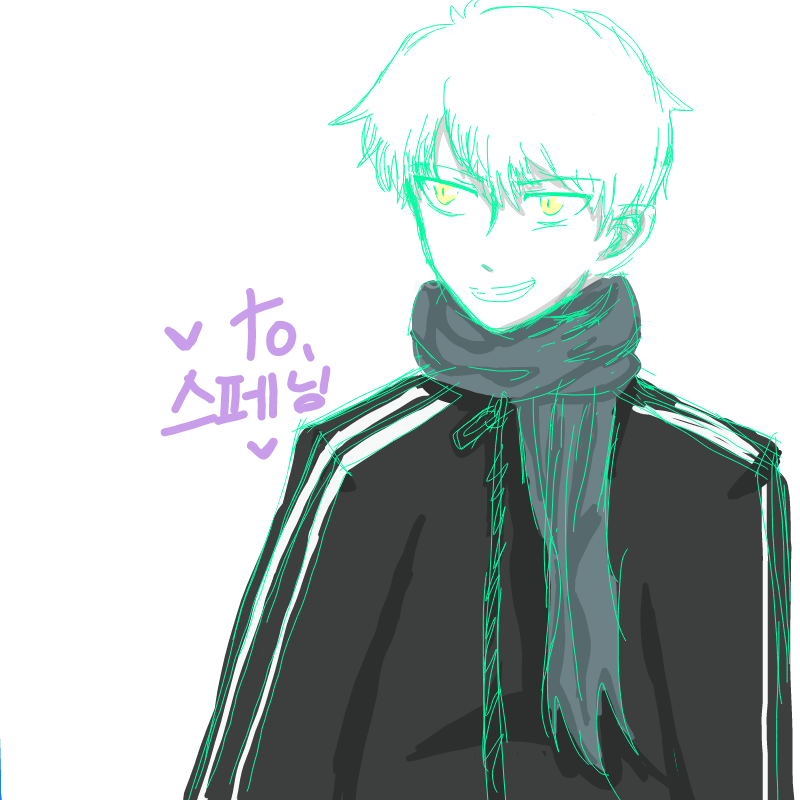 진격님이 .. : 진격님이 그려주신 내캐 ♥♥♥♥ 헉헉.. 스케치판 ,sketchpan