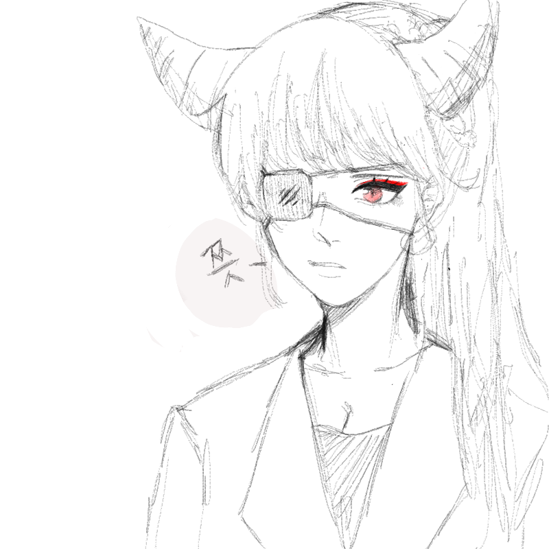마왕님 : 마왕님 스케치판 ,sketchpan