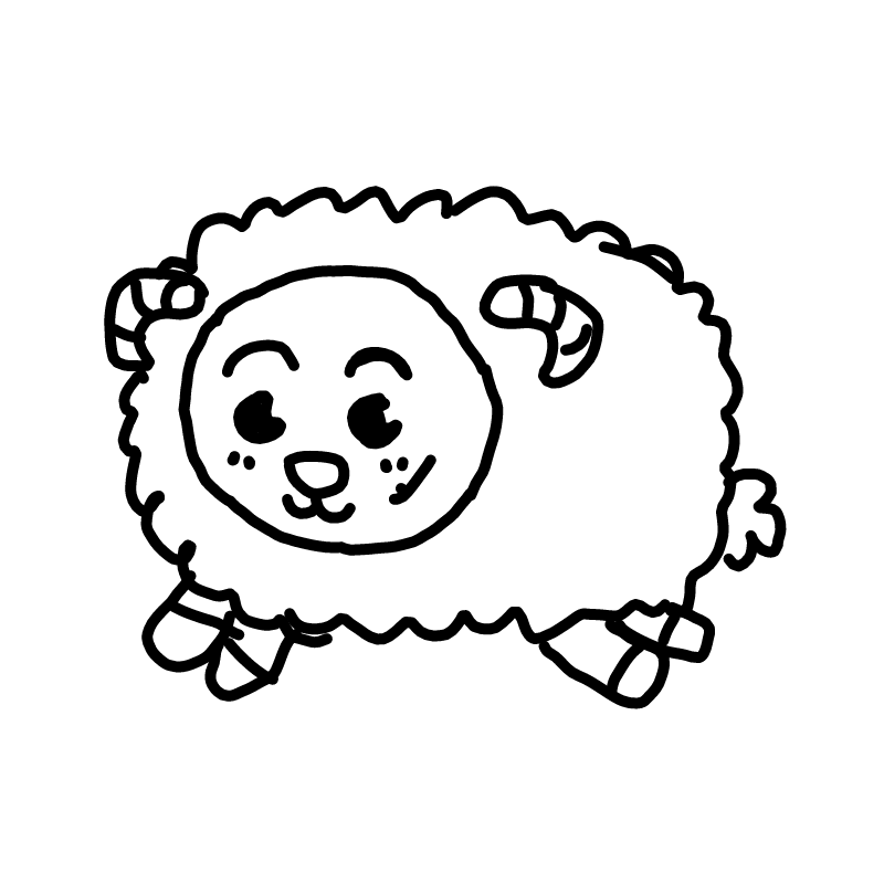 양 : 양 스케치판 ,sketchpan