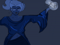Hedina (fe.. : Hedina (female hades) 스케치판 ,sketchpan