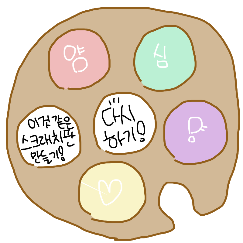 좋아하는 .. : 좋아하는 색은 따로 있지만 그색을 하면 안좋은게 나올것 같아서 싫어하는 색으로 ㅎㅎ 스케치판 ,sketchpan