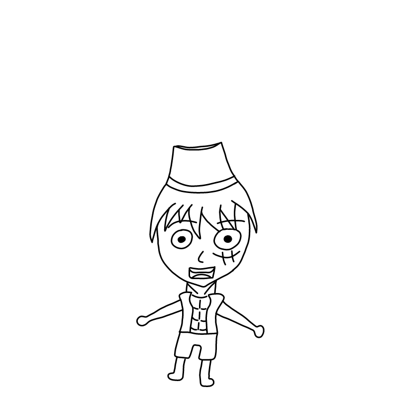 난 해적왕.. : 난 해적왕이 될거야 스케치판 ,sketchpan