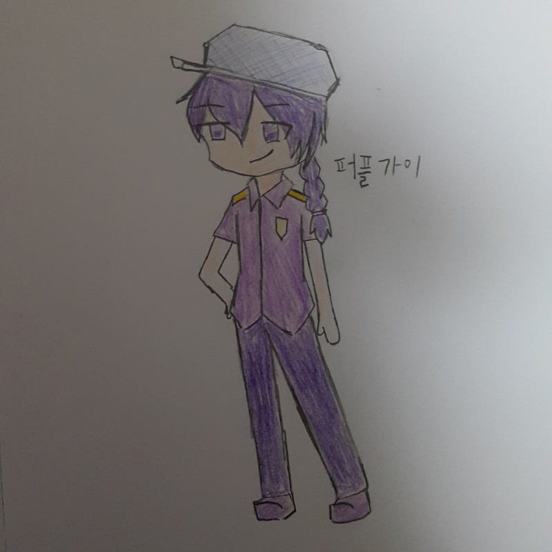 자작 퍼플.. : 자작 퍼플가이 스케치판 ,sketchpan