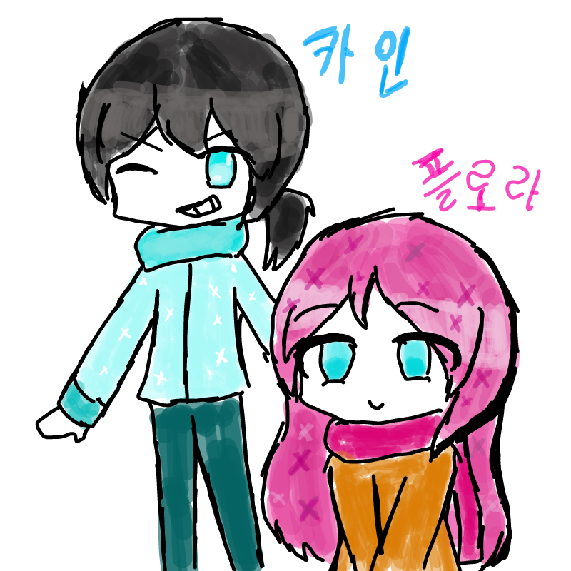 오너캐들 : 오너캐들 스케치판 ,sketchpan