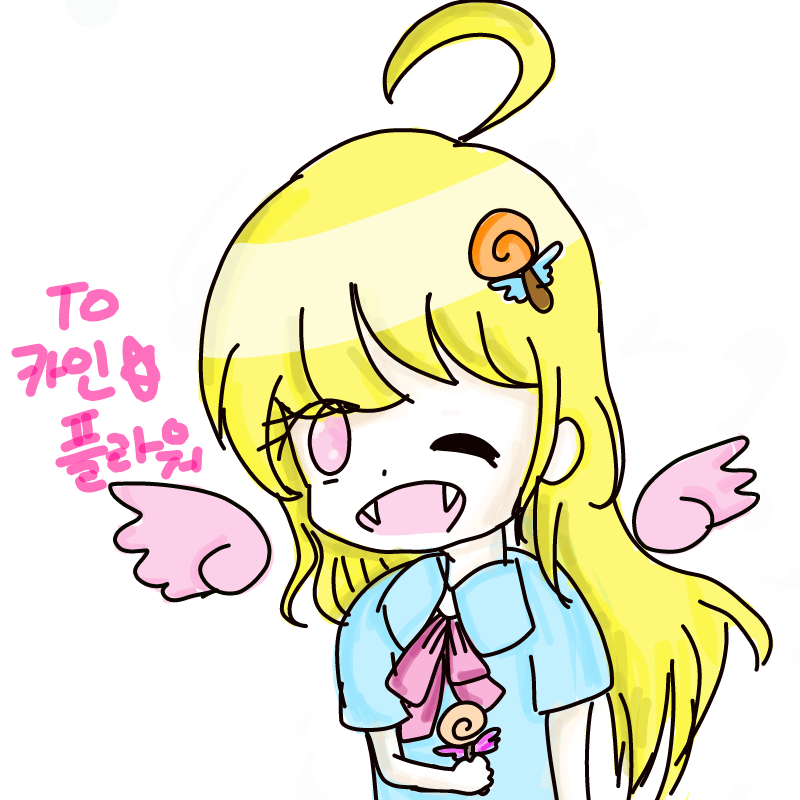 뽀롱님이 .. : 뽀롱님이 그려주신 자캐 아메♡♡
감사합니다 ♡ 스케치판 ,sketchpan