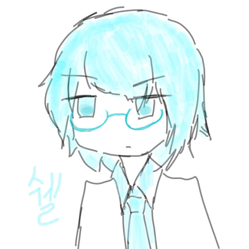 자캐 쉘 : 자캐 쉘 스케치판 ,sketchpan