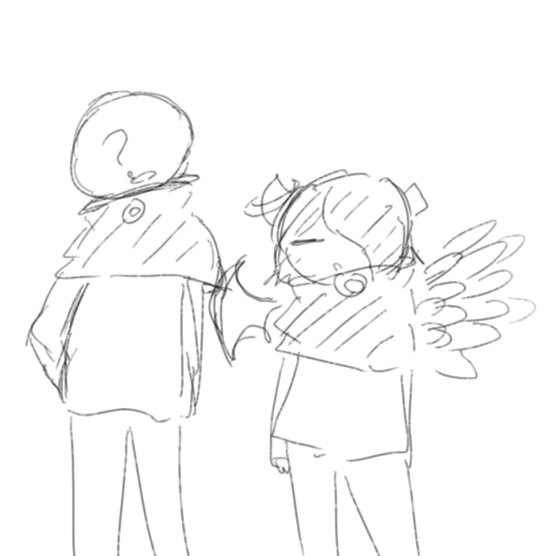 성장을해도.. : 성장을해도 리오가 루아보다 크다 ^^ 스케치판 ,sketchpan