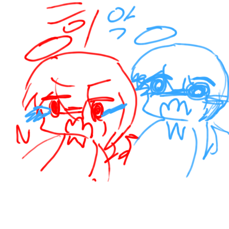 방금 그장.. : 방금 그장면에 카인이 같이있으면
카인:히악칵ㅇ갛ㅌㅈ(울고있음)
카엔:당장끄라곳!!(울고있음) 스케치판 ,sketchpan