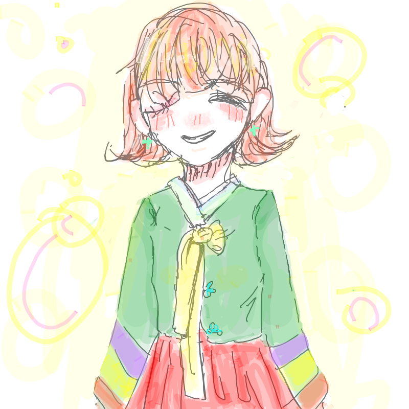 한복을 입.. : 한복을 입히고 싶었슴다 스케치판 ,sketchpan