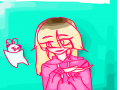 오너캐들((.. : 오너캐들((더듬이))초코. 스케치판 ,sketchpan