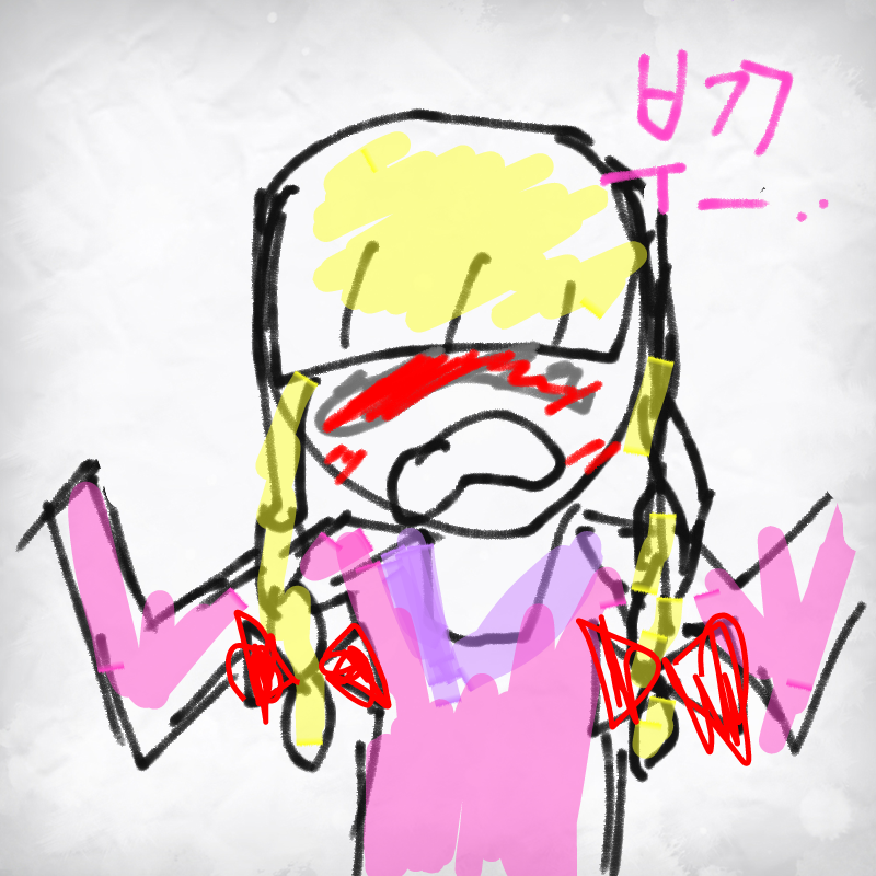 쵸쵸우 부.. : 쵸쵸우 부끄러움 놀림화 스케치판 ,sketchpan