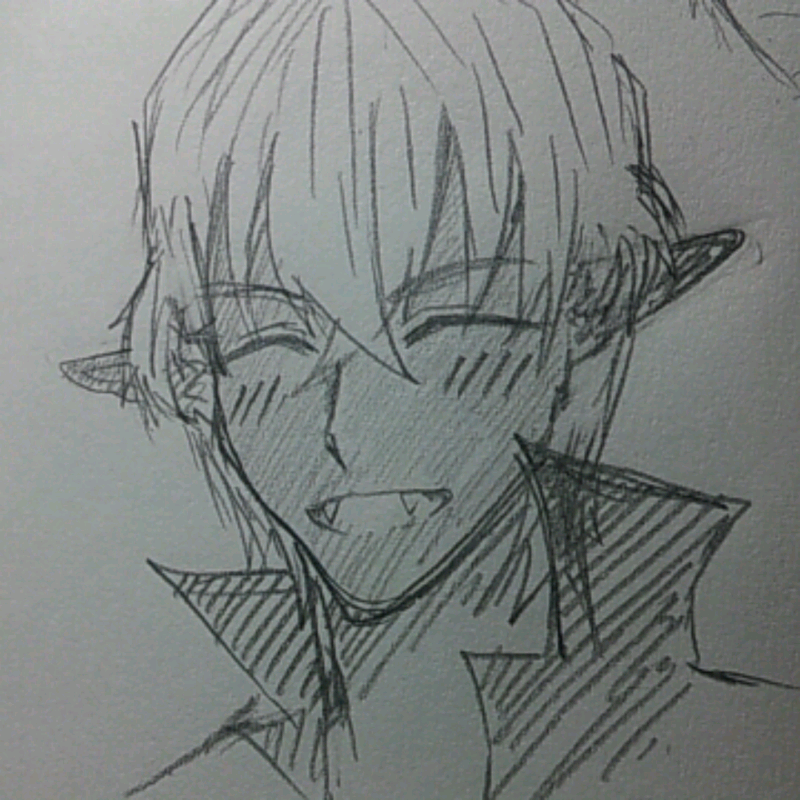 뱀파au 레.. : 뱀파au 레이 스케치판 ,sketchpan