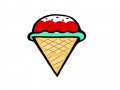 체리민트맛.. : 체리민트맛 아이스크림콘 스케치판 ,sketchpan