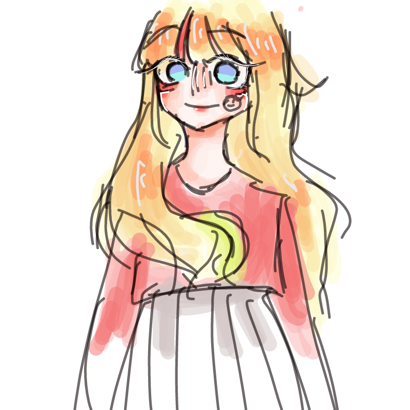 오너캐-스.. : 오너캐-스마일 스케치판 ,sketchpan