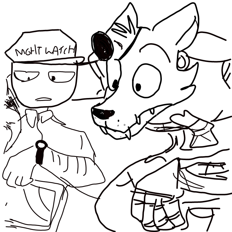 마이키와폭.. : 마이키와폭시 그리기 스케치판 ,sketchpan