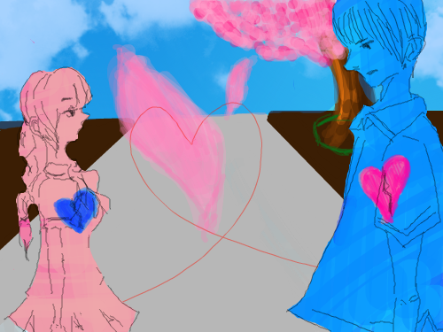 z커플 : 흐아졸랴 스케치판 ,sketchpan