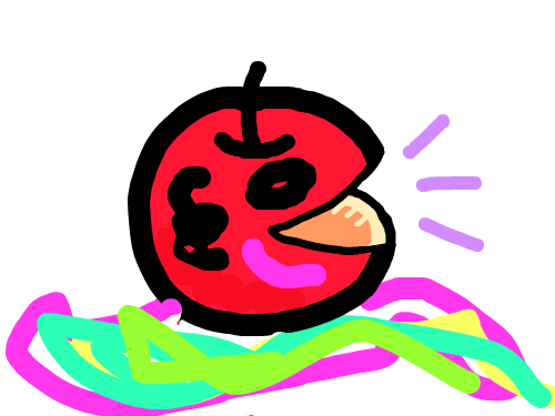 02-몸그리기 : 사과몸그리기 스케치판 ,sketchpan